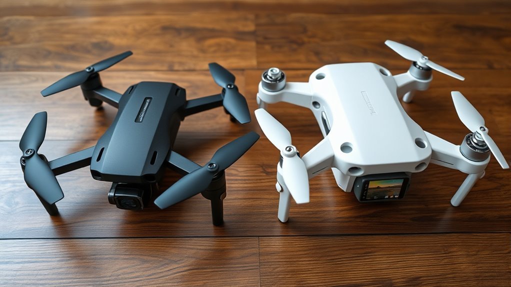 camera comparison budget drones