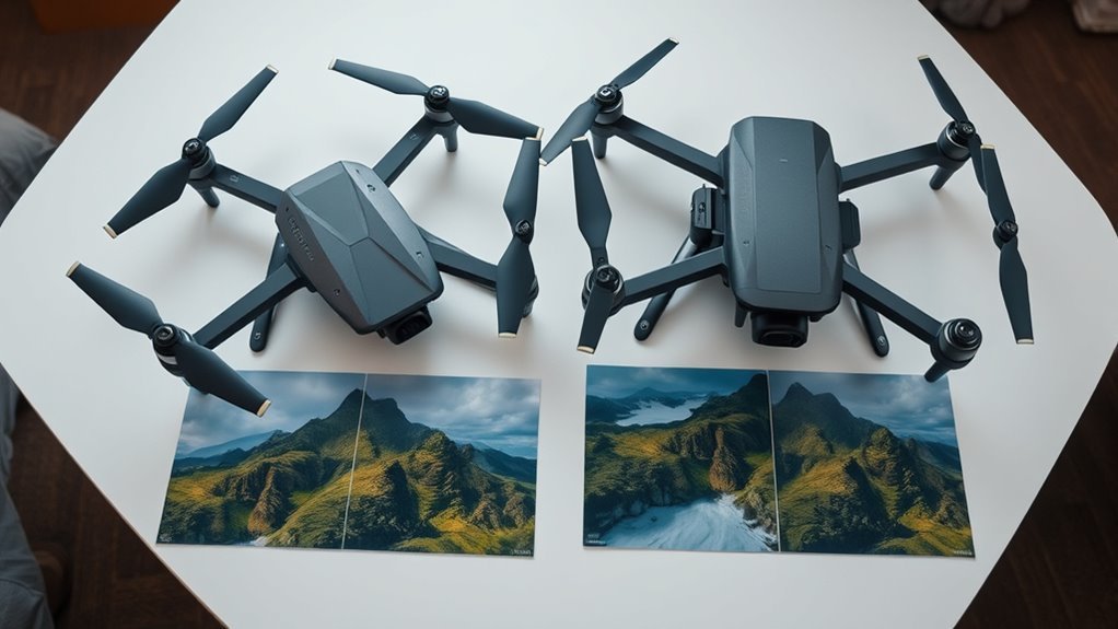camera comparison for mapping