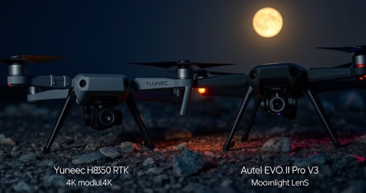 Yuneec H850 RTK vs. Autel EVO II Pro V3: Modular 4K vs. 6K Moonlight Camera Clash
