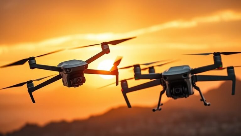 cinematic versus industrial drones