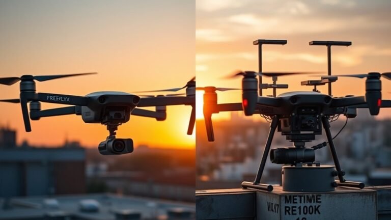 cinematic versus industrial drones