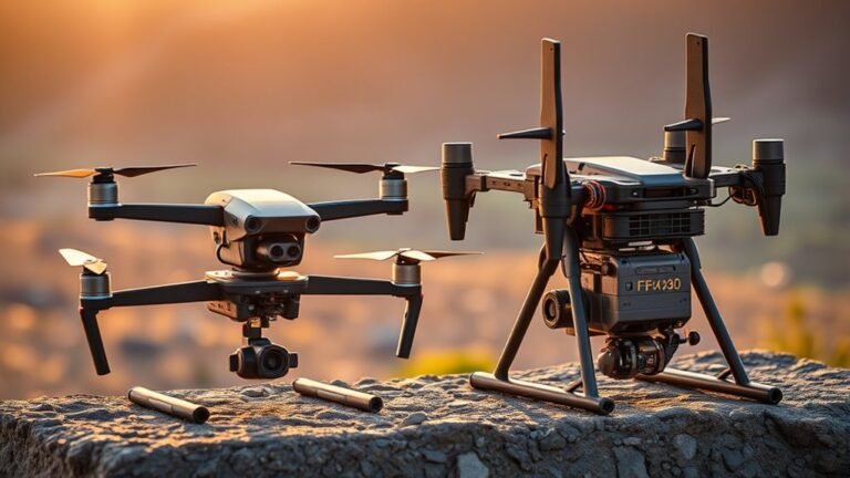 cinematic versus industrial drones