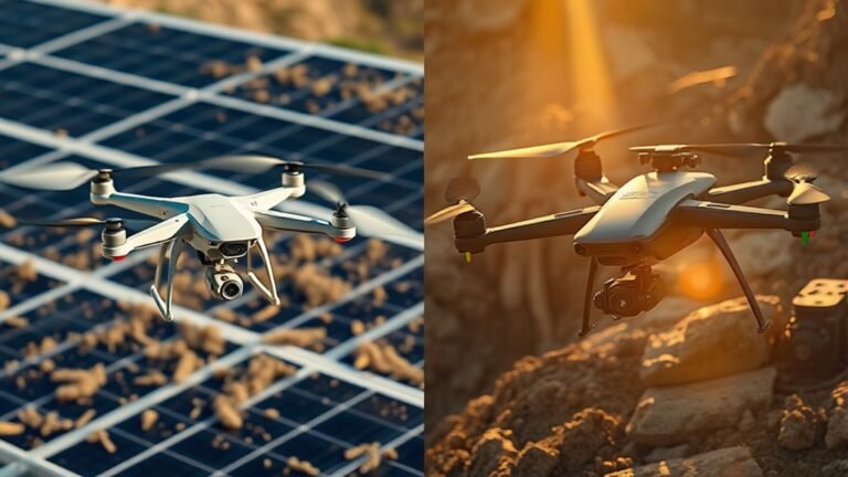 cleaning versus heavy duty drones