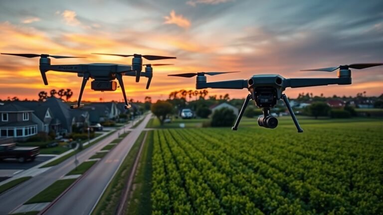 delivery and crop drones