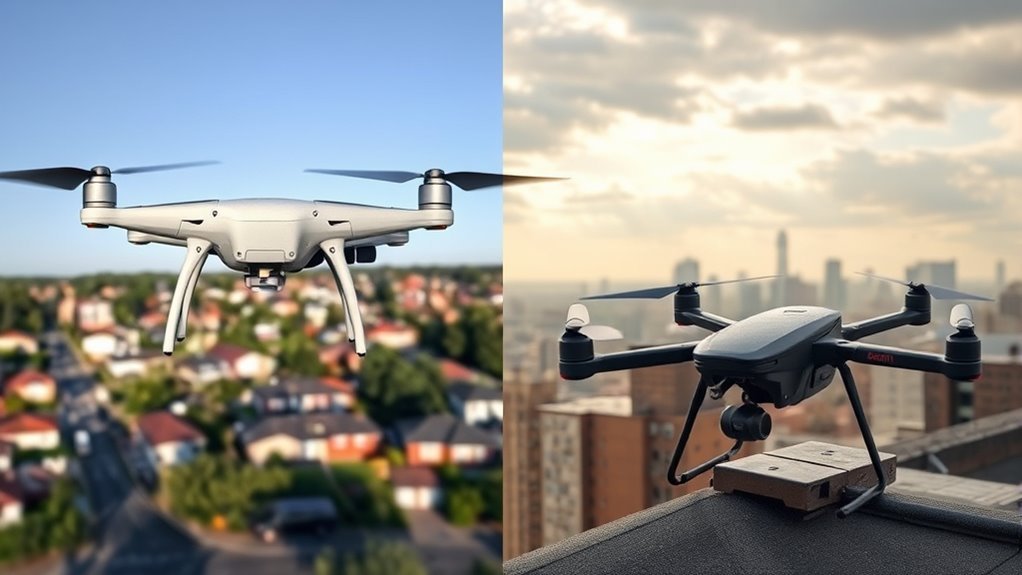delivery and security drones