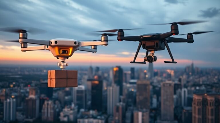 delivery drone logistics comparison