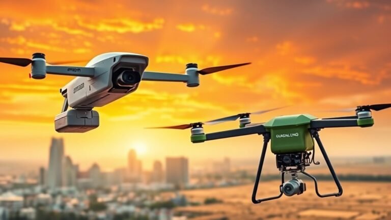 delivery versus crop drones