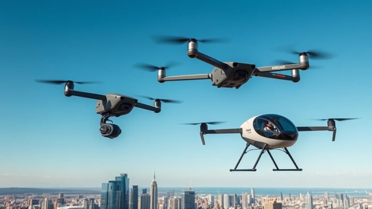 delivery vs passenger drones