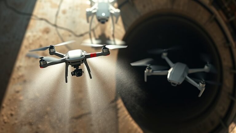 drone cleaning and flight
