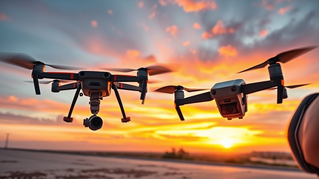 drone cleaning and selfies
