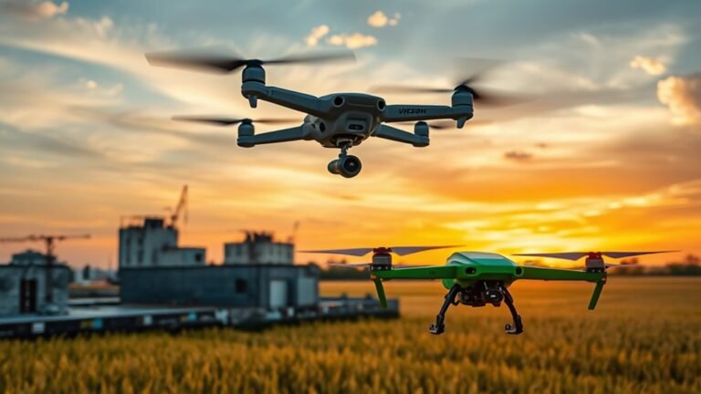 drone comparison cleaning vs crop