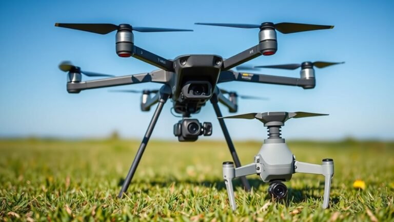 drone comparison distance and features