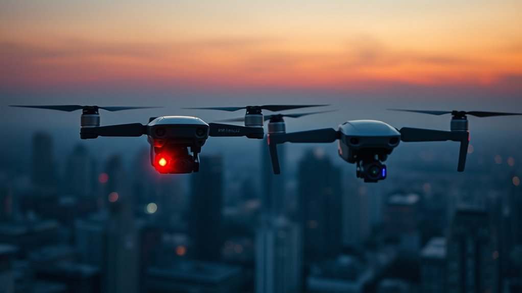 drone comparison emergency vs thermal