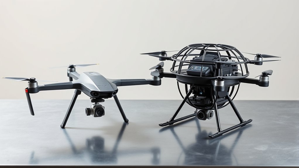 drone comparison endurance vs space