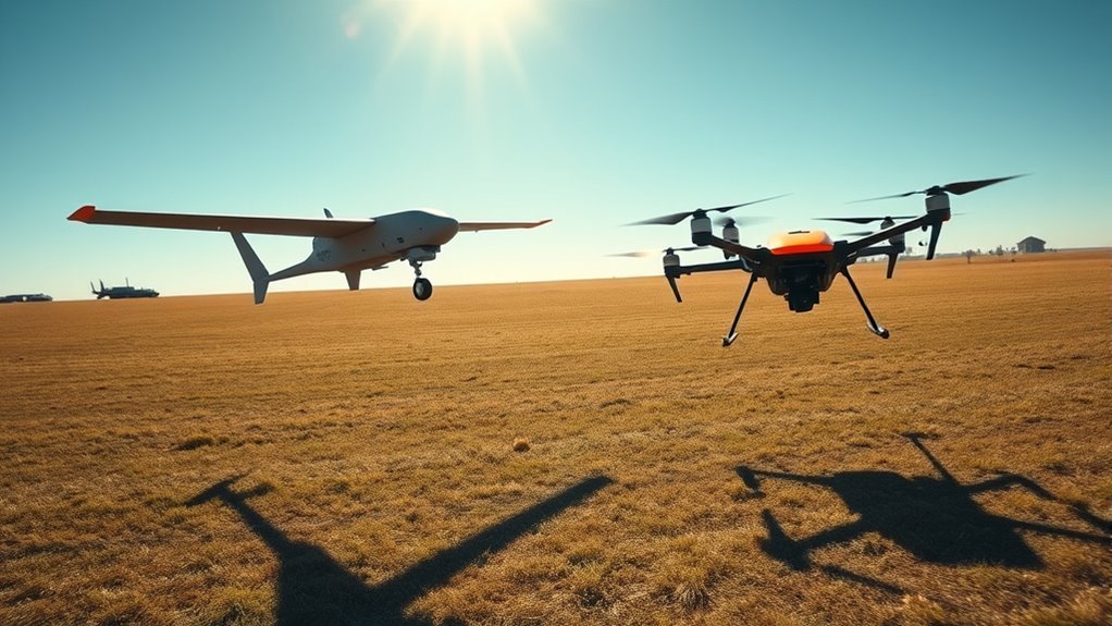 drone comparison military vs safety