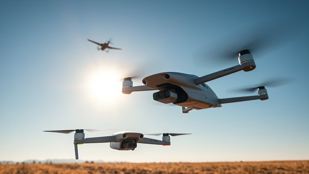 drone comparison range and ai