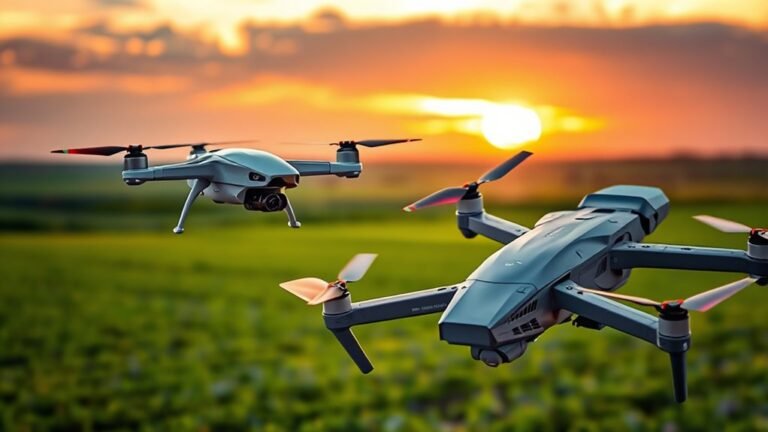 drone comparison range and ai