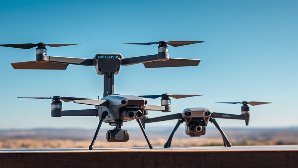 drone comparison range and budget