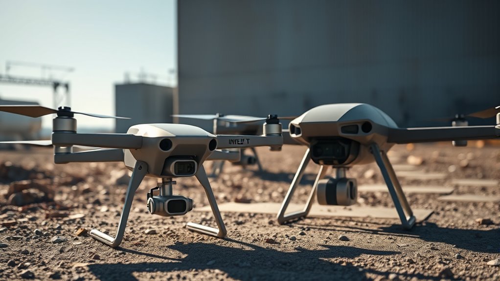 drone comparison range and capabilities