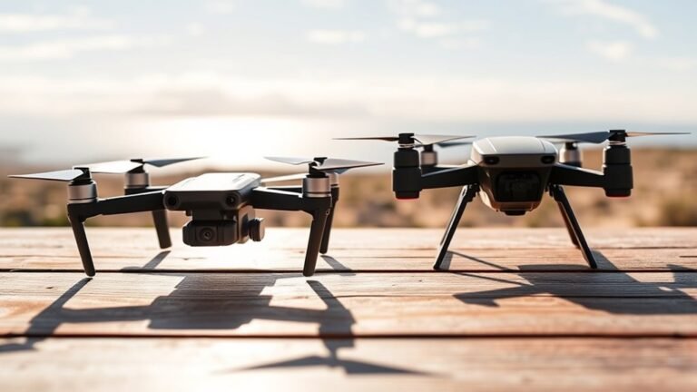 drone comparison range and features