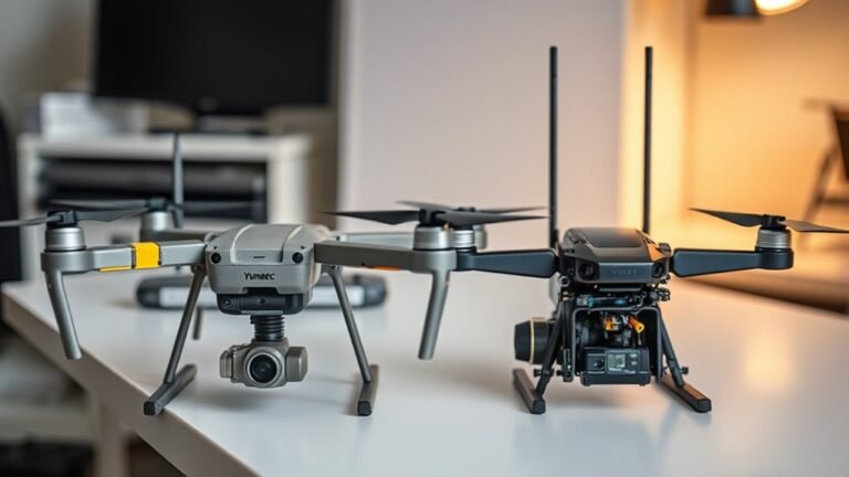 drone comparison range and features