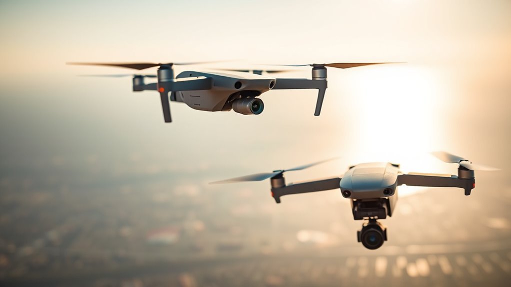 drone comparison range and features