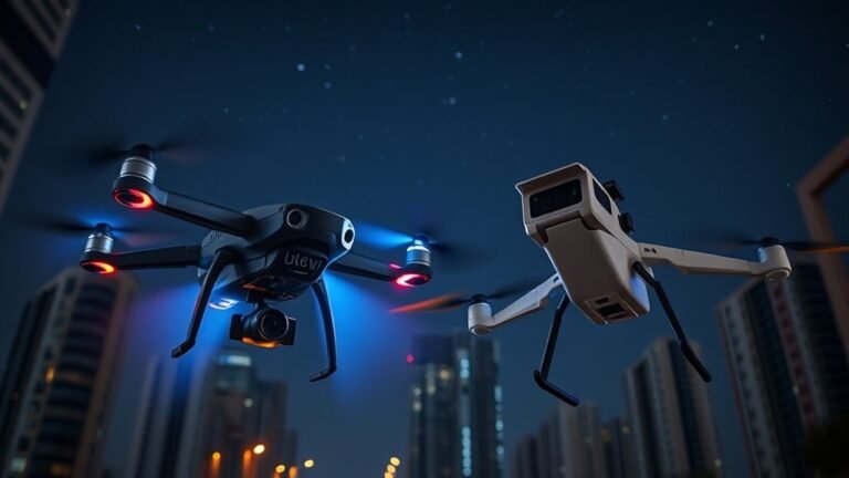 drone comparison range and functionality