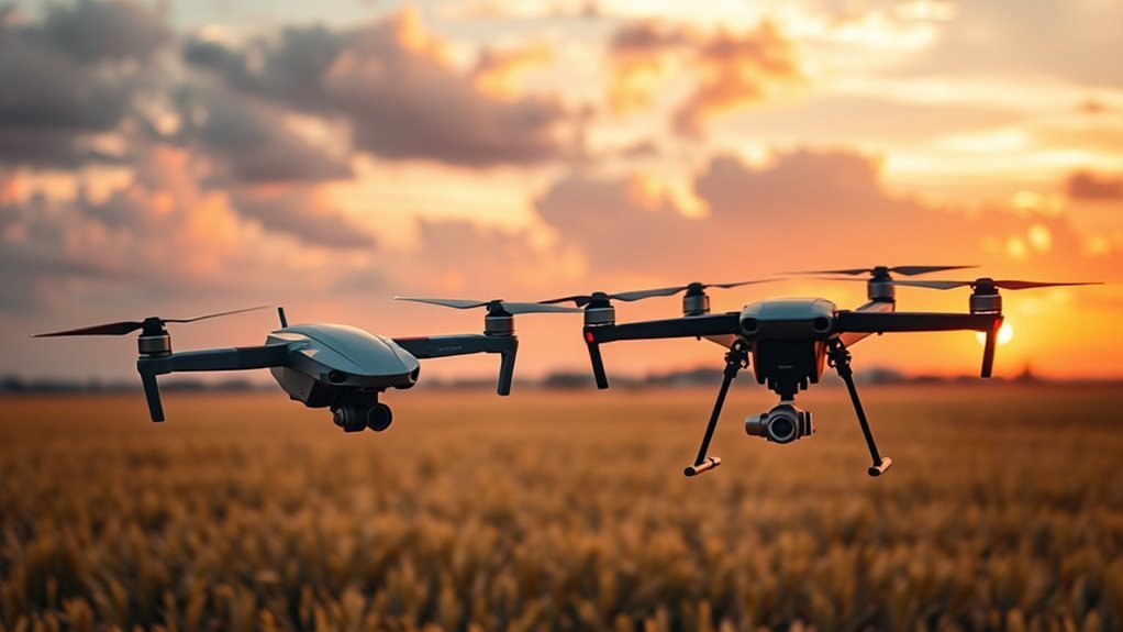drone comparison range and performance
