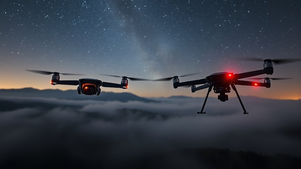 drone comparison range and performance