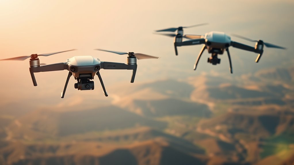 drone comparison range and quality