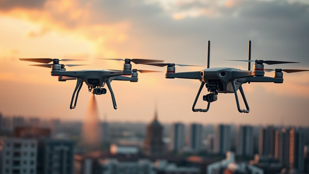 drone comparison range and resolution