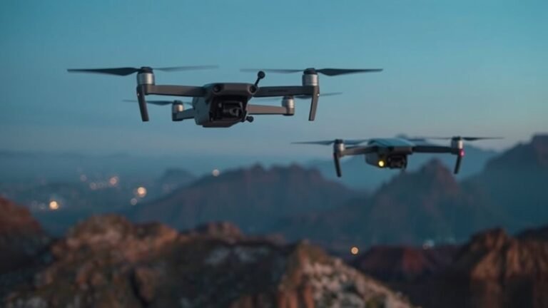 drone comparison range and thermal