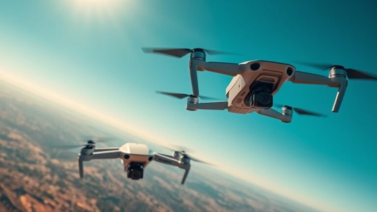 drone comparison range and weight