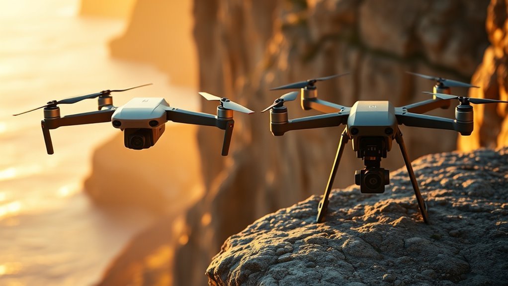 drone comparison range weight