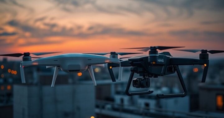 Lucid Cleaning Drone vs. Harris Aerial H6: Sanitization Monitoring vs. Heavy-Duty Camera Duel