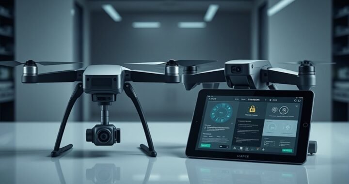 Asylon DroneCore vs. Harris Aerial HX8: Asylon App vs. Harris Control Security Duel