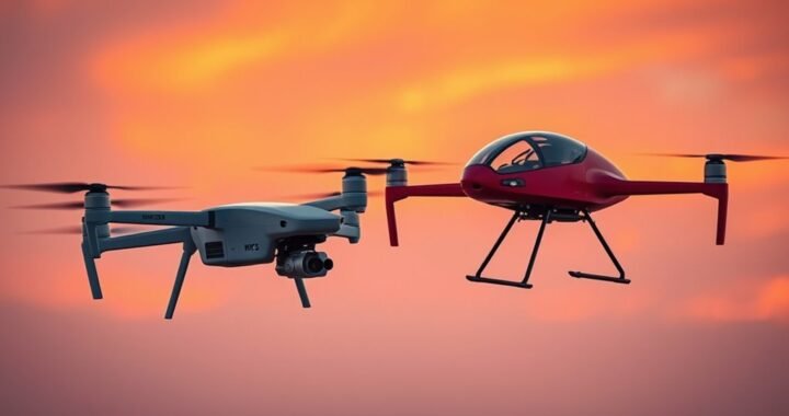 Amazon MK30 vs. EHang EH216-S: Amazon Delivery App vs. EHang Control Passenger Face-Off