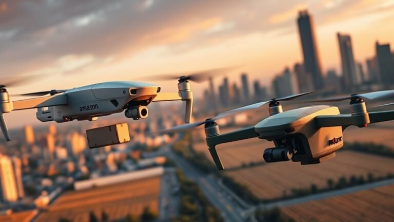 drone delivery versus crop surveillance