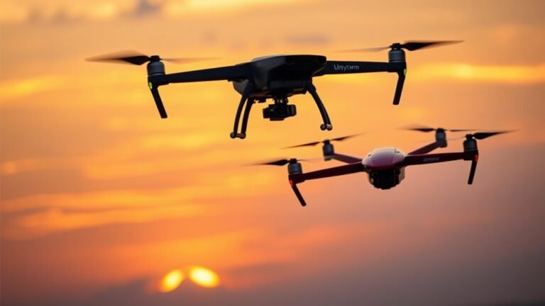 drone flight performance comparison