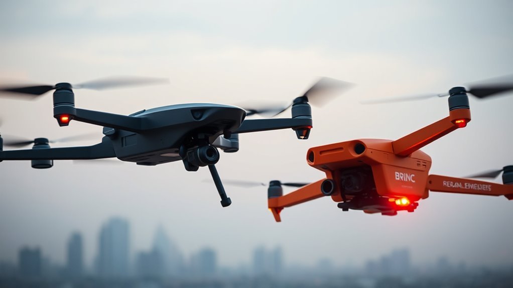 drone flight security showdown