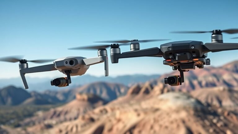 drone gimbal stability comparison