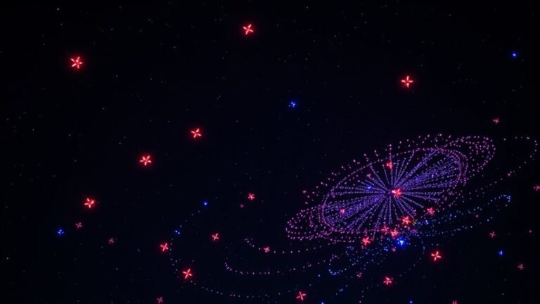 drone light show comparison