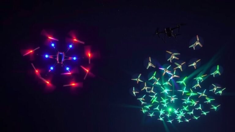 drone light show comparison