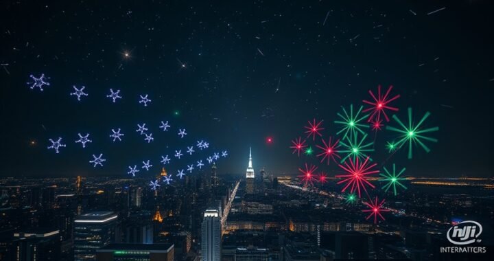 Intel Shooting Star vs. DJI Light Show Drones: Event Drone Battle