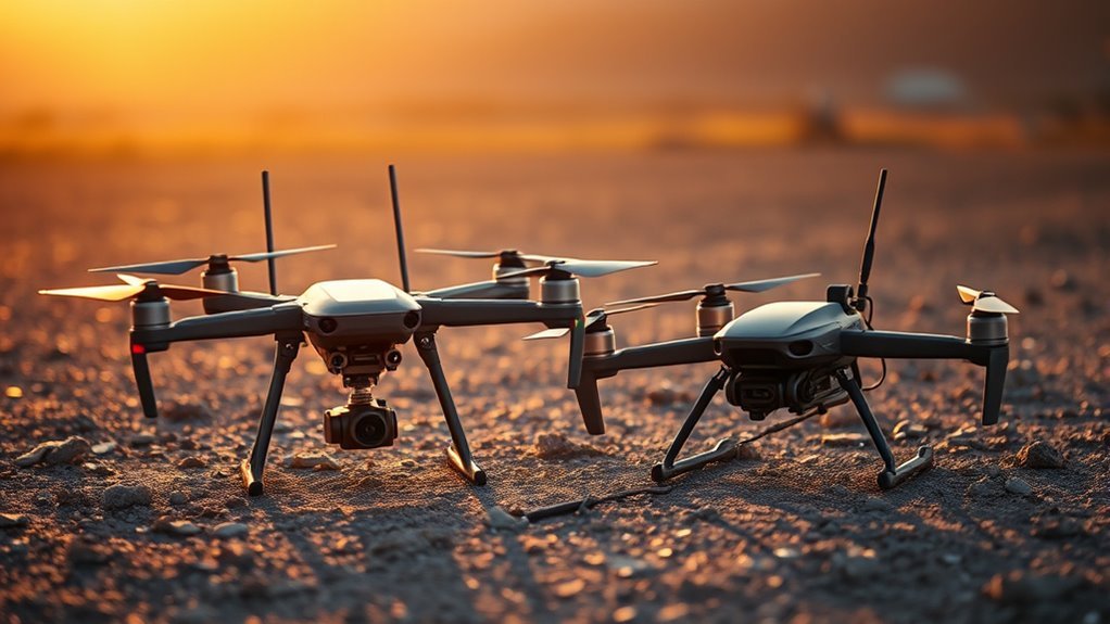 drone range comparison battle