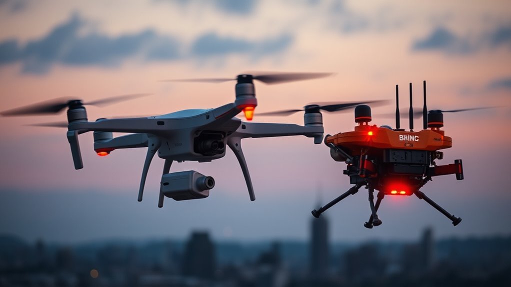 drone safety communication conflict