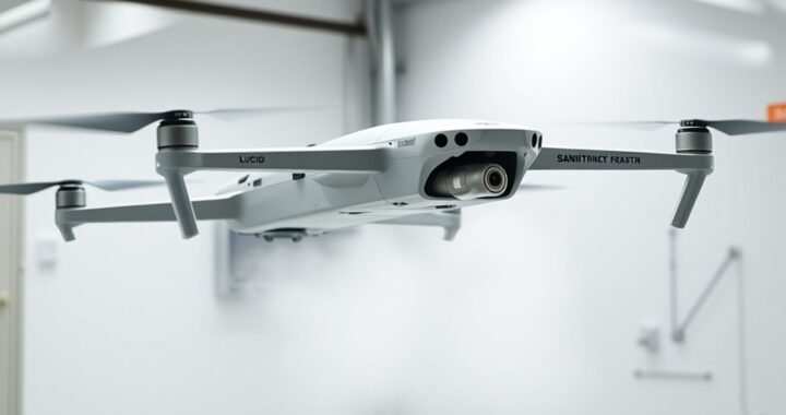 Lucid Cleaning Drone vs. Anzu Raptor T: Sanitization 25-Minute vs. NDAA 36-Minute Duel
