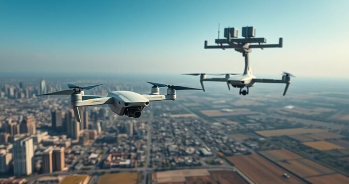 Asylon DroneCore vs. Harris Aerial HX8: 7km LTE vs. 10km Radio Security Duel