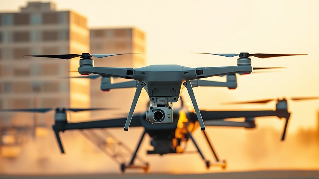 drones cleaning vs heavy lift