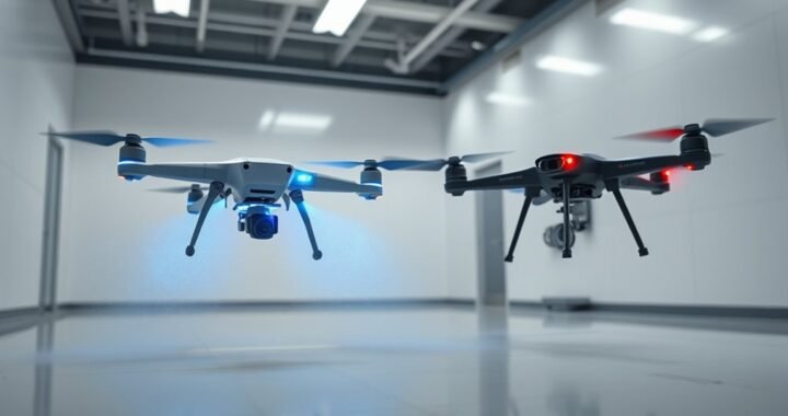 Lucid Cleaning Drone vs. Harris Aerial H6: Lucid App vs. Harris Control Sanitization Duel